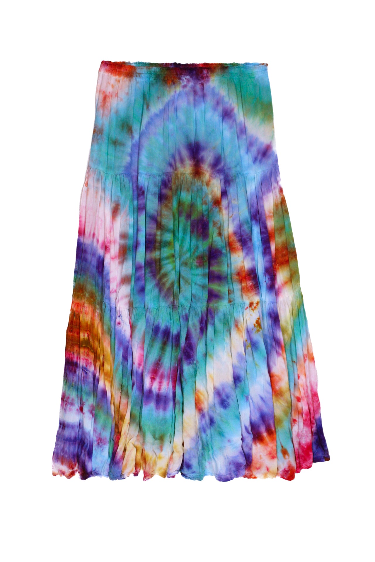 M Tie Dye Flowy Skirt