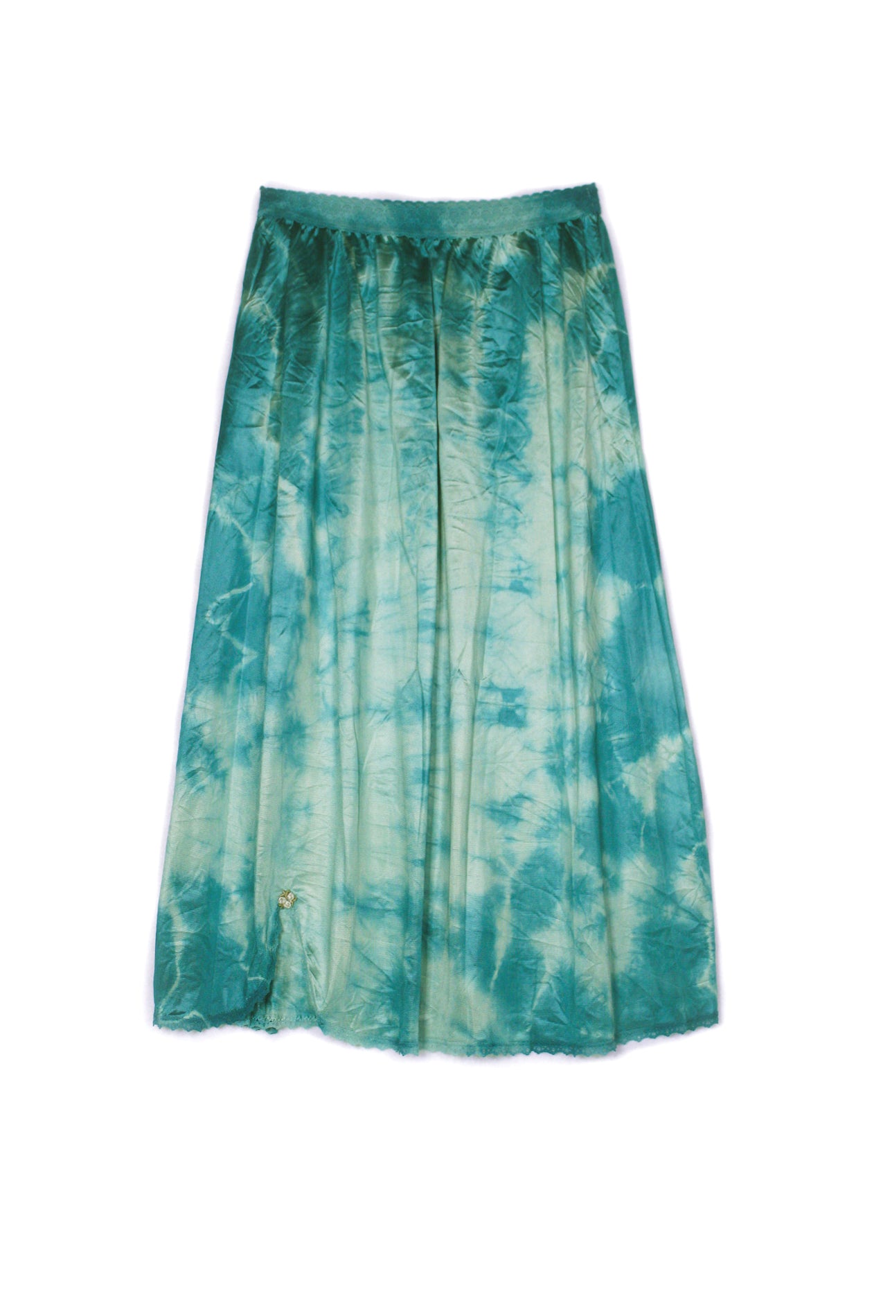 L Tie Dye Vintage Slip Skirt