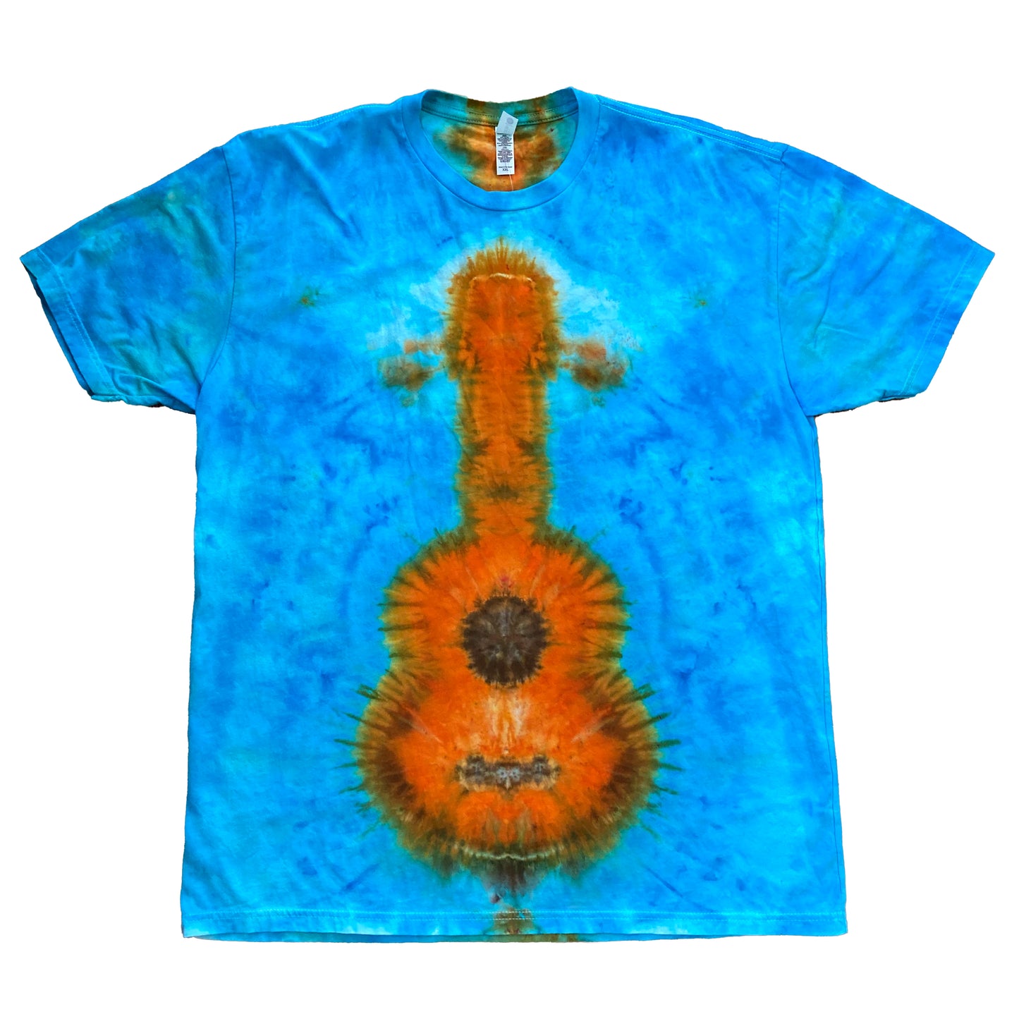 XXL Tie Dye Guitar Tee