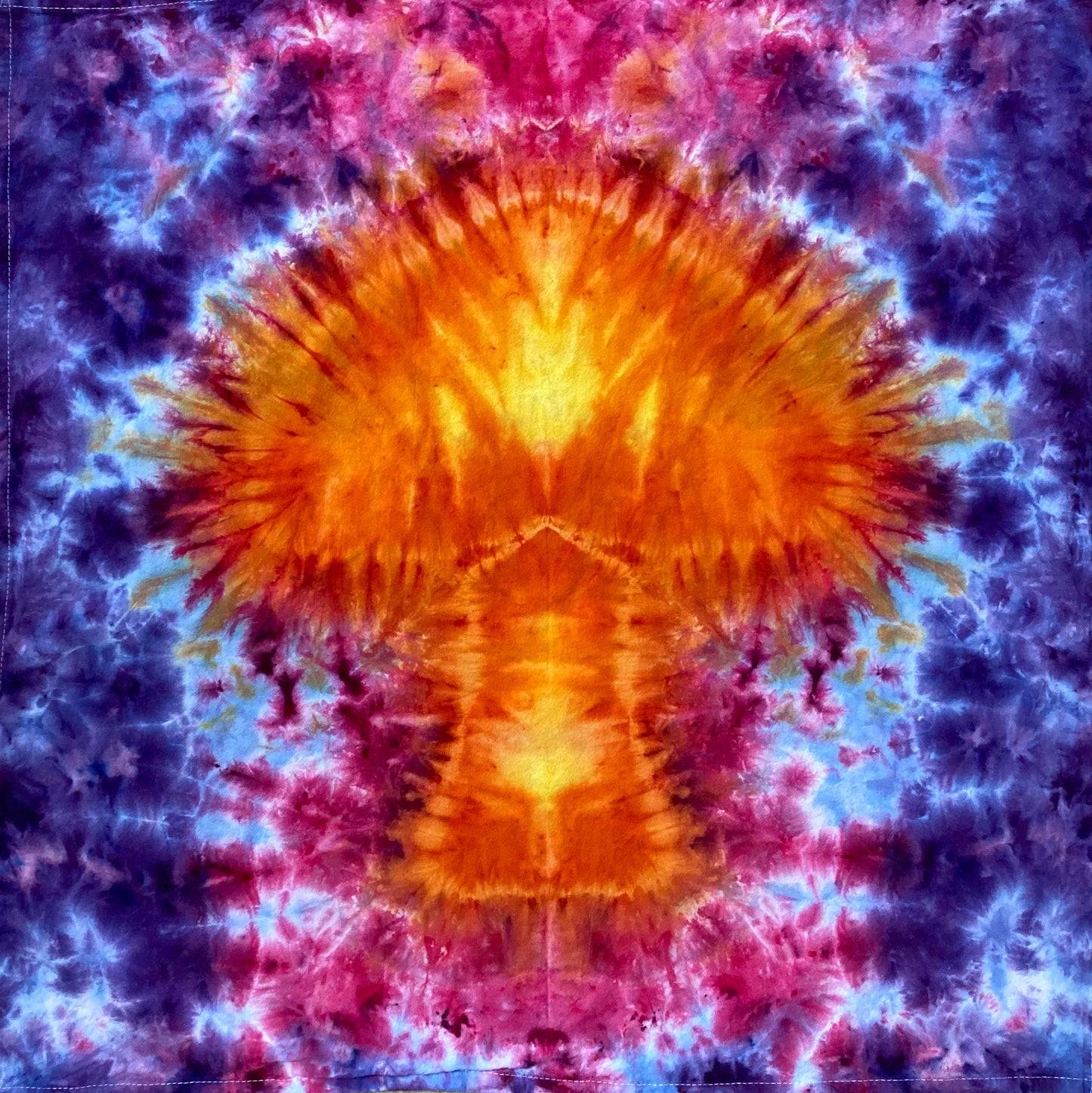 Mushroom Tie Dye Mini Tapestry