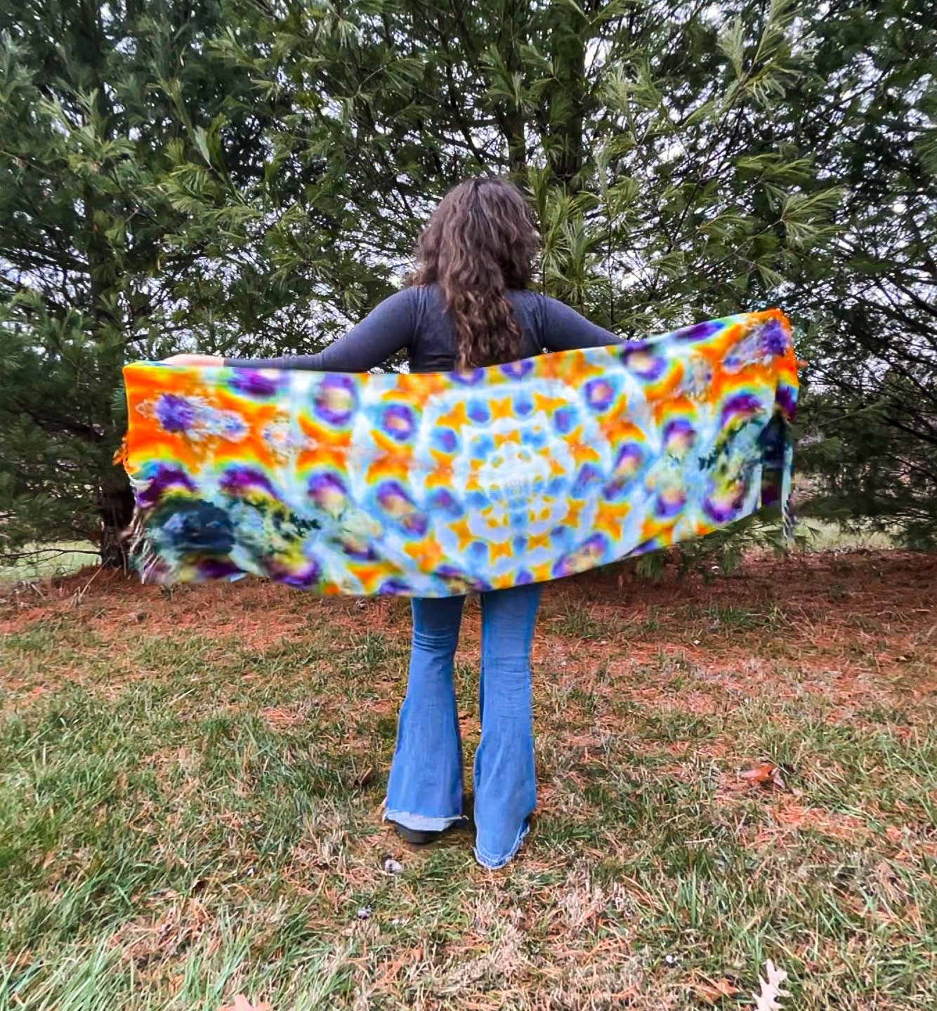 Tie Dye Pashmina